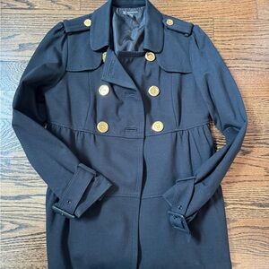 INC Women's Black Double-Breasted jacket / blazer/Coat